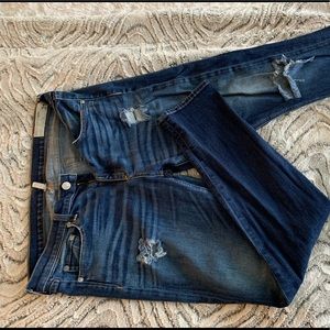 Distressed, super comfy jeans